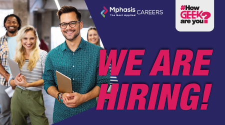 Mphasis is hiring Cloud Infrastructure and Cyber Security professionals in Bangalore & Pune